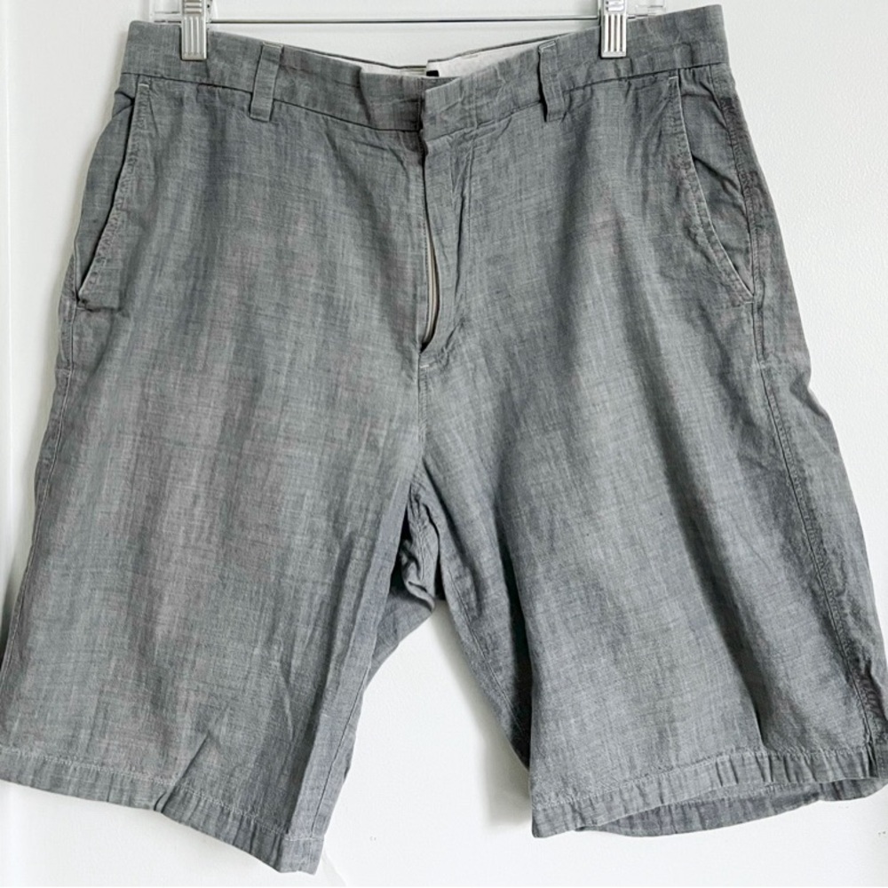 J. Crew • Flat Front Gray Club Shorts